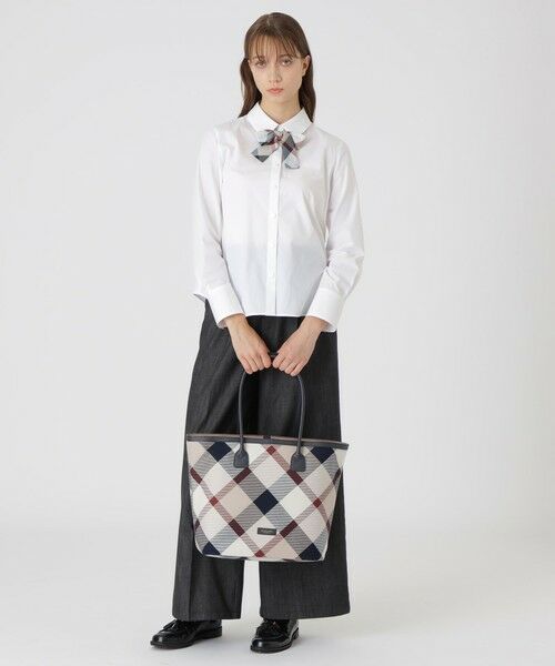 BLUE LABEL / BLACK LABEL CRESTBRIDGE / ブルーレーベル / ブラックレーベル・クレストブリッジ  ショルダーバッグ | クレストブリッジチェックカルゼトートバッグ | 詳細8