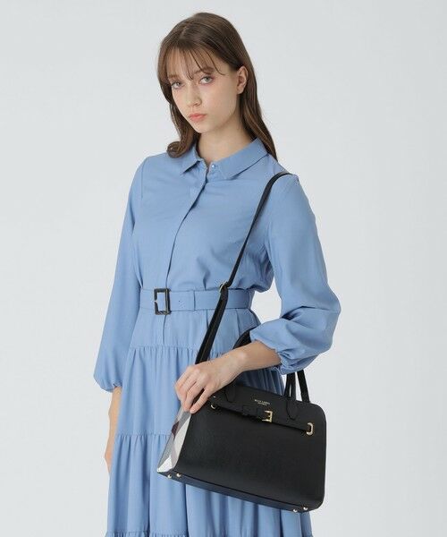 BLUE LABEL / BLACK LABEL CRESTBRIDGE / ブルーレーベル / ブラックレーベル・クレストブリッジ  ショルダーバッグ | 【取扱店舗限定】フロントベルトレザートート | 詳細1