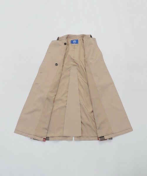 BLUE LABEL / BLACK LABEL CRESTBRIDGE / ブルーレーベル / ブラックレーベル・クレストブリッジ  その他アウター | 【10th ANNIVERSARY】ライトギャバジンパーシャルチェックトレンチコート | 詳細9