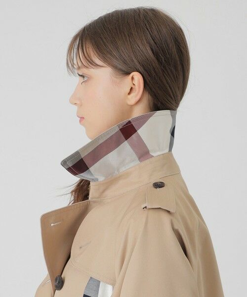 BLUE LABEL / BLACK LABEL CRESTBRIDGE / ブルーレーベル / ブラックレーベル・クレストブリッジ  その他アウター | 【10th ANNIVERSARY】ライトギャバジンパーシャルチェックトレンチコート | 詳細17