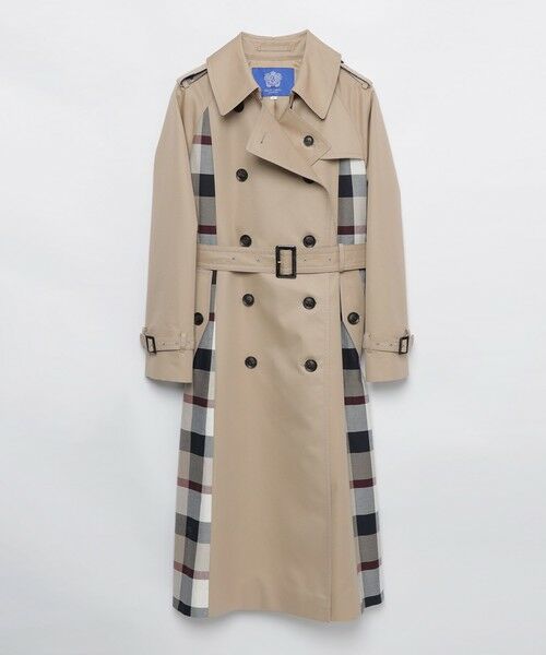 BLUE LABEL / BLACK LABEL CRESTBRIDGE / ブルーレーベル / ブラックレーベル・クレストブリッジ  その他アウター | 【10th ANNIVERSARY】ライトギャバジンパーシャルチェックトレンチコート | 詳細20