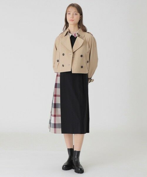 BLUE LABEL / BLACK LABEL CRESTBRIDGE / ブルーレーベル / ブラックレーベル・クレストブリッジ  その他アウター | ライトギャバジンショートトレンチ | 詳細1