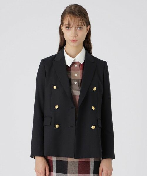 BLUE LABEL / BLACK LABEL CRESTBRIDGE/ブルーレーベル / ブラックレーベル・クレストブリッジ ウールストレッチブレンドブレザージャケット ネイビー3 36 BLUE LABEL / BLACK LABEL CRESTBRIDGE/ブルーレーベル / ブラックレーベル・クレストブリッジ ウールストレッチブレンドブレザージャケット ネイビー3 36