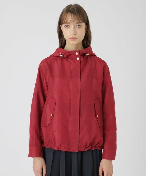 BLUE LABEL / BLACK LABEL CRESTBRIDGE / ブルーレーベル / ブラックレーベル・クレストブリッジ  その他アウター | 【はっ水】クレストブリッジチェックマウンテンパーカー | 詳細6