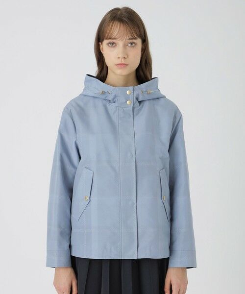 BLUE LABEL / BLACK LABEL CRESTBRIDGE / ブルーレーベル / ブラックレーベル・クレストブリッジ  その他アウター | 【はっ水】クレストブリッジチェックマウンテンパーカー | 詳細2