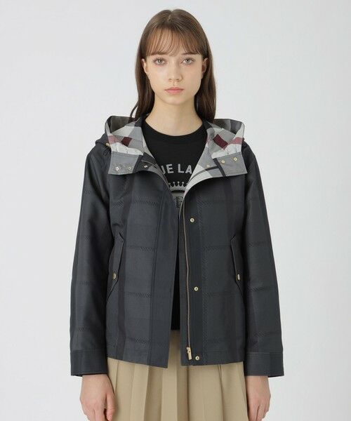 BLUE LABEL / BLACK LABEL CRESTBRIDGE/ブルーレーベル / ブラックレーベル・クレストブリッジ 【はっ水】クレストブリッジチェックマウンテンパーカー ネイビー3 40 BLUE LABEL / BLACK LABEL CRESTBRIDGE/ブルーレーベル / ブラックレーベル・クレストブリッジ 【はっ水】クレストブリッジチェックマウンテンパーカー ネイビー3 40
