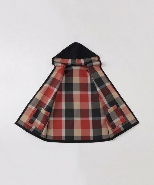 BLUE LABEL / BLACK LABEL CRESTBRIDGE / ブルーレーベル / ブラックレーベル・クレストブリッジ  その他アウター | クレストブリッジチェックリバーシブルダンボールミディ丈コーディガン | 詳細8