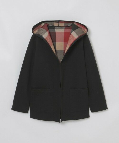 BLUE LABEL / BLACK LABEL CRESTBRIDGE / ブルーレーベル / ブラックレーベル・クレストブリッジ  その他アウター | クレストブリッジチェックリバーシブルダンボールミディ丈コーディガン | 詳細9