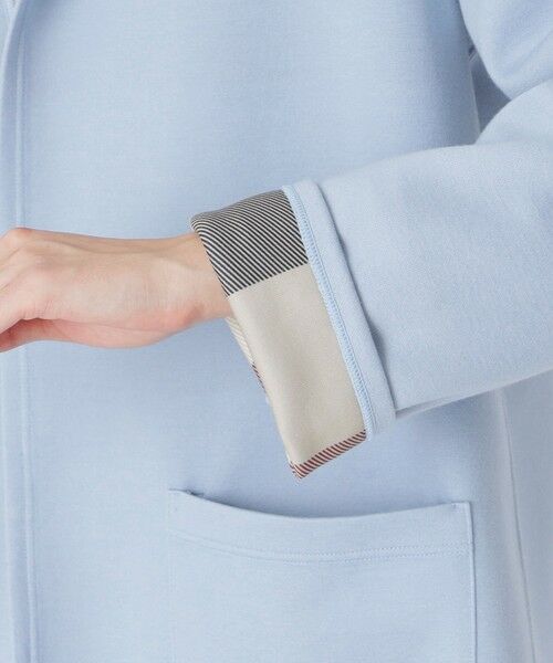 BLUE LABEL / BLACK LABEL CRESTBRIDGE / ブルーレーベル / ブラックレーベル・クレストブリッジ  その他アウター | クレストブリッジチェックリバーシブルダンボールミディ丈コーディガン | 詳細15