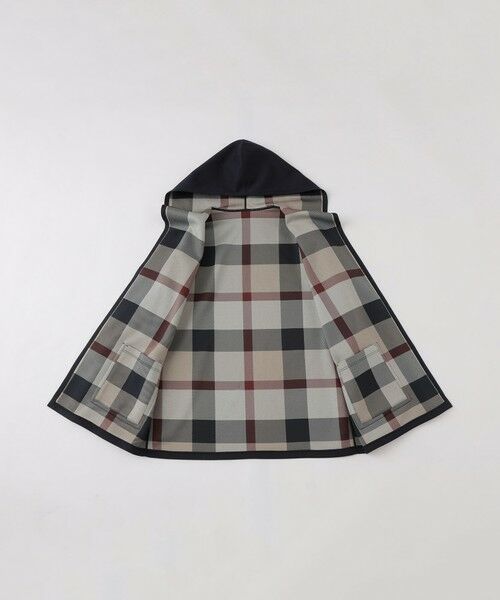 BLUE LABEL / BLACK LABEL CRESTBRIDGE / ブルーレーベル / ブラックレーベル・クレストブリッジ  その他アウター | クレストブリッジチェックリバーシブルダンボールミディ丈コーディガン | 詳細26