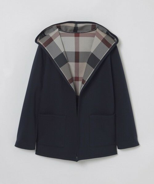 BLUE LABEL / BLACK LABEL CRESTBRIDGE / ブルーレーベル / ブラックレーベル・クレストブリッジ  その他アウター | クレストブリッジチェックリバーシブルダンボールミディ丈コーディガン | 詳細27