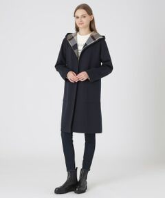 BLUE LABEL / BLACK LABEL CRESTBRIDGE / ブルーレーベル / ブラックレーベル・クレストブリッジ  その他アウター | クレストブリッジチェックリバーシブルダンボールコーディガン