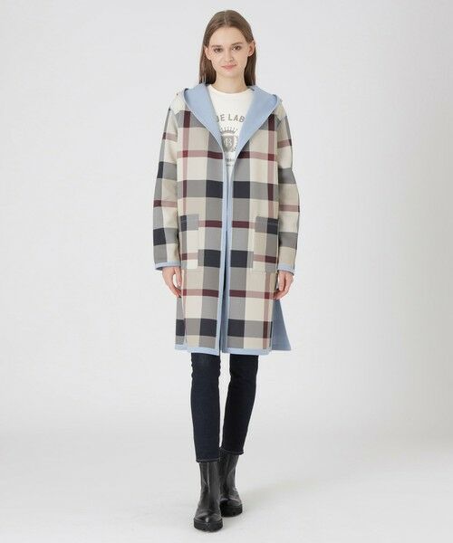 BLUE LABEL / BLACK LABEL CRESTBRIDGE / ブルーレーベル / ブラックレーベル・クレストブリッジ  その他アウター | クレストブリッジチェックリバーシブルダンボールコーディガン | 詳細3