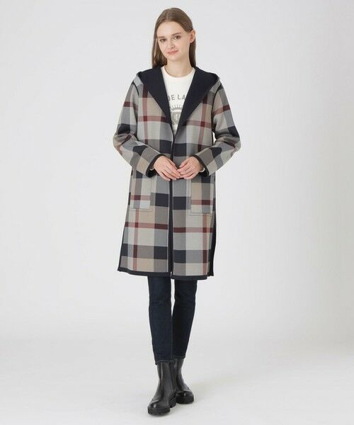 BLUE LABEL / BLACK LABEL CRESTBRIDGE / ブルーレーベル / ブラックレーベル・クレストブリッジ  その他アウター | クレストブリッジチェックリバーシブルダンボールコーディガン | 詳細19