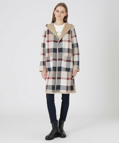 BLUE LABEL / BLACK LABEL CRESTBRIDGE / ブルーレーベル / ブラックレーベル・クレストブリッジ  その他アウター | クレストブリッジチェックリバーシブルダンボールコーディガン | 詳細11