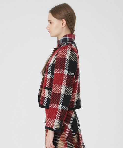 BLUE LABEL / BLACK LABEL CRESTBRIDGE / ブルーレーベル / ブラックレーベル・クレストブリッジ  その他アウター | 【10th ANNIVERSARY】クレストブリッジチェックロービングツィードジャケット | 詳細3
