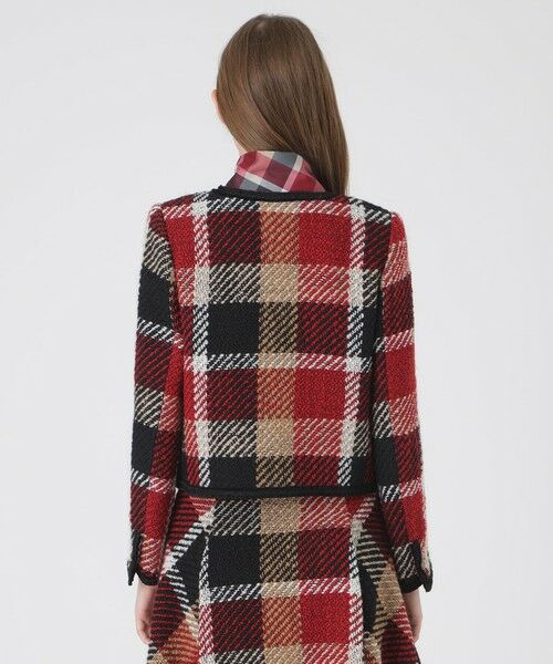 BLUE LABEL / BLACK LABEL CRESTBRIDGE / ブルーレーベル / ブラックレーベル・クレストブリッジ  その他アウター | 【10th ANNIVERSARY】クレストブリッジチェックロービングツィードジャケット | 詳細4