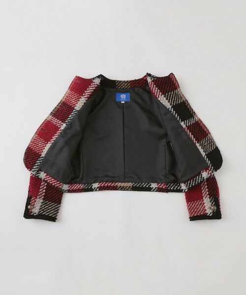 BLUE LABEL / BLACK LABEL CRESTBRIDGE / ブルーレーベル / ブラックレーベル・クレストブリッジ  その他アウター | 【10th ANNIVERSARY】クレストブリッジチェックロービングツィードジャケット | 詳細6