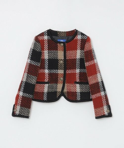 BLUE LABEL / BLACK LABEL CRESTBRIDGE / ブルーレーベル / ブラックレーベル・クレストブリッジ  その他アウター | 【10th ANNIVERSARY】クレストブリッジチェックロービングツィードジャケット | 詳細7