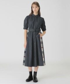 バーバリー　BLUE LABELブルーレーベル クレストブリッジ　ワンピース　黒 ブルーレーベル・クレストブリッジ(BLUE LABEL CRESTBRIDGE