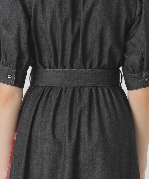 BLUE LABEL / BLACK LABEL CRESTBRIDGE / ブルーレーベル / ブラックレーベル・クレストブリッジ ドレス | デニムライクパーシャルチェックドレス | 詳細4