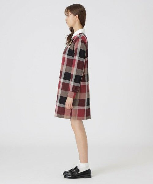 BLUE LABEL / BLACK LABEL CRESTBRIDGE / ブルーレーベル / ブラックレーベル・クレストブリッジ  ドレス | クレストブリッジチェックジャカードジャージードレス | 詳細1
