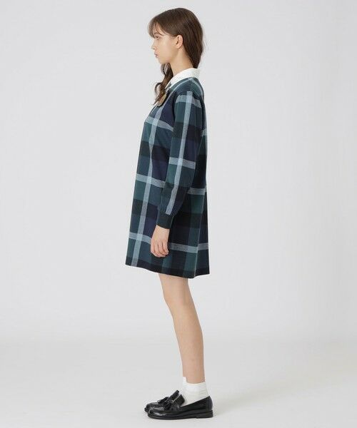 BLUE LABEL / BLACK LABEL CRESTBRIDGE / ブルーレーベル / ブラックレーベル・クレストブリッジ  ドレス | クレストブリッジチェックジャカードジャージードレス | 詳細9