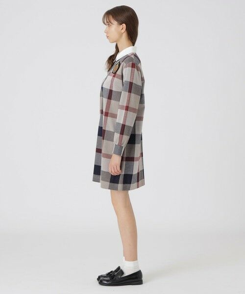 BLUE LABEL / BLACK LABEL CRESTBRIDGE / ブルーレーベル / ブラックレーベル・クレストブリッジ  ドレス | クレストブリッジチェックジャカードジャージードレス | 詳細17