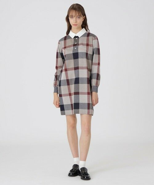 BLUE LABEL / BLACK LABEL CRESTBRIDGE / ブルーレーベル / ブラックレーベル・クレストブリッジ  ドレス | クレストブリッジチェックジャカードジャージードレス | 詳細19