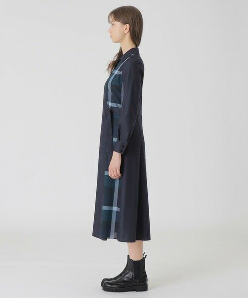 BLUE LABEL / BLACK LABEL CRESTBRIDGE / ブルーレーベル / ブラックレーベル・クレストブリッジ  ドレス | パーシャルクレストブリッジチェックドレス | 詳細1