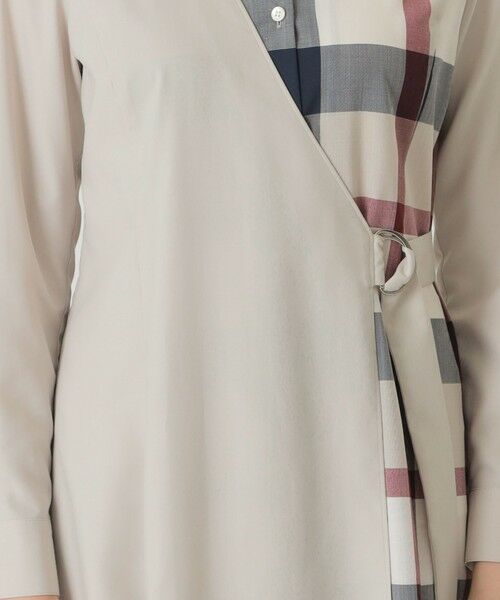 BLUE LABEL / BLACK LABEL CRESTBRIDGE / ブルーレーベル / ブラックレーベル・クレストブリッジ  ドレス | パーシャルクレストブリッジチェックドレス | 詳細8