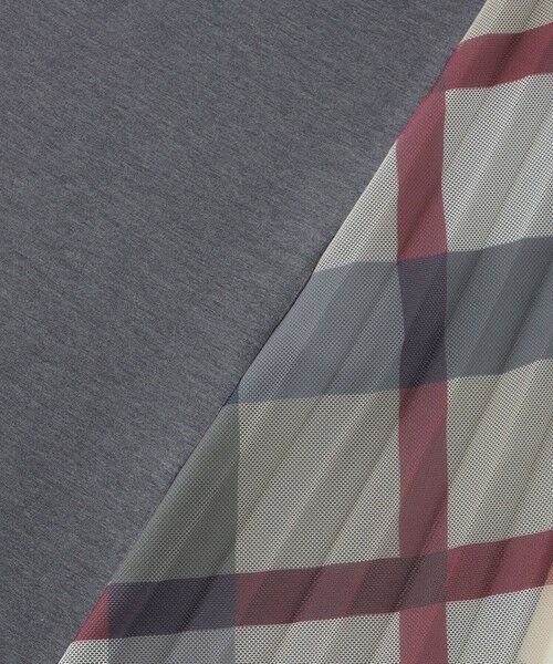 BLUE LABEL / BLACK LABEL CRESTBRIDGE / ブルーレーベル / ブラックレーベル・クレストブリッジ  ドレス | 【限定カラーあり】チェックプリーツコンビジャージードレス | 詳細3