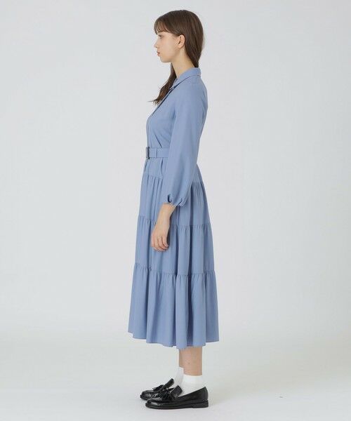 BLUE LABEL / BLACK LABEL CRESTBRIDGE / ブルーレーベル / ブラックレーベル・クレストブリッジ ドレス | 【取扱店舗限定】ウールツイルティアードドレス | 詳細1