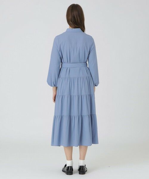 BLUE LABEL / BLACK LABEL CRESTBRIDGE / ブルーレーベル / ブラックレーベル・クレストブリッジ ドレス | 【取扱店舗限定】ウールツイルティアードドレス | 詳細2