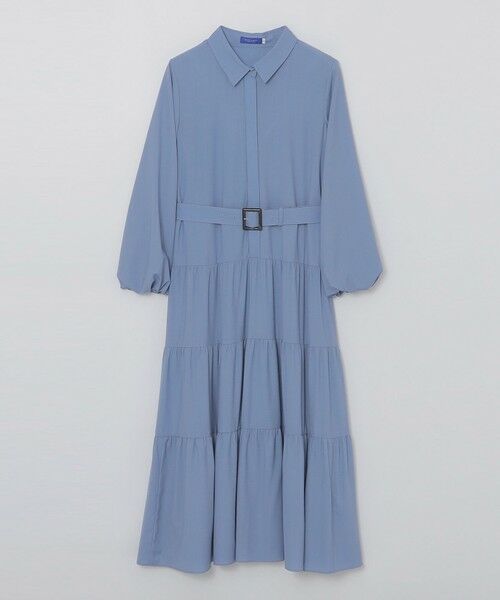 BLUE LABEL / BLACK LABEL CRESTBRIDGE / ブルーレーベル / ブラックレーベル・クレストブリッジ ドレス | 【取扱店舗限定】ウールツイルティアードドレス | 詳細9