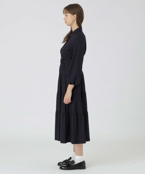 BLUE LABEL / BLACK LABEL CRESTBRIDGE / ブルーレーベル / ブラックレーベル・クレストブリッジ ドレス | 【取扱店舗限定】ウールツイルティアードドレス | 詳細10