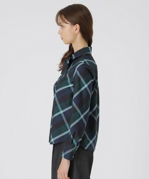 BLUE LABEL / BLACK LABEL CRESTBRIDGE / ブルーレーベル / ブラックレーベル・クレストブリッジ  シャツ・ブラウス | クレストブリッジチェックハーフスパンツイルリボンタイ付きシャツ | 詳細8