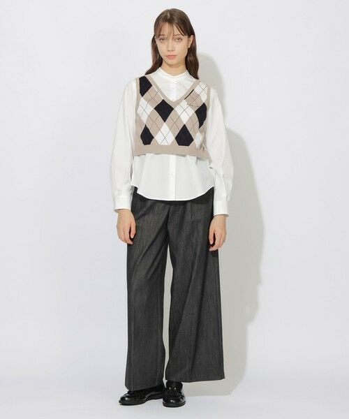 BLUE LABEL / BLACK LABEL CRESTBRIDGE / ブルーレーベル / ブラックレーベル・クレストブリッジ  シャツ・ブラウス | 【WEB限定カラーあり】ベストコンビブラウス | 詳細1