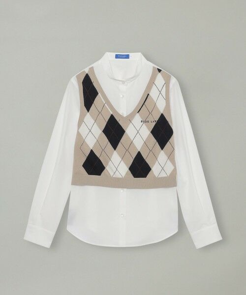 BLUE LABEL / BLACK LABEL CRESTBRIDGE / ブルーレーベル / ブラックレーベル・クレストブリッジ  シャツ・ブラウス | 【WEB限定カラーあり】ベストコンビブラウス | 詳細5