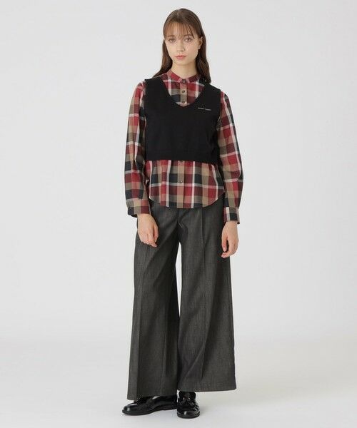 BLUE LABEL / BLACK LABEL CRESTBRIDGE / ブルーレーベル / ブラックレーベル・クレストブリッジ  シャツ・ブラウス | 【WEB限定カラーあり】ベストコンビブラウス | 詳細6