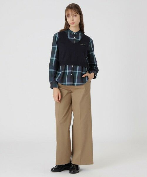 BLUE LABEL / BLACK LABEL CRESTBRIDGE / ブルーレーベル / ブラックレーベル・クレストブリッジ  シャツ・ブラウス | 【WEB限定カラーあり】ベストコンビブラウス | 詳細11