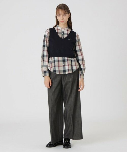 BLUE LABEL / BLACK LABEL CRESTBRIDGE / ブルーレーベル / ブラックレーベル・クレストブリッジ  シャツ・ブラウス | 【WEB限定カラーあり】ベストコンビブラウス | 詳細16