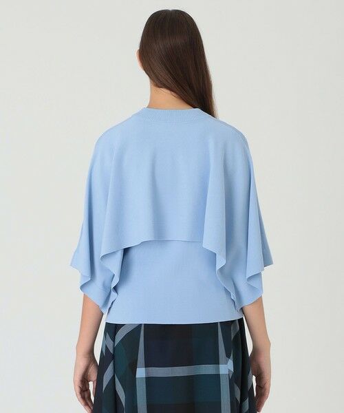 BLUE LABEL / BLACK LABEL CRESTBRIDGE / ブルーレーベル / ブラックレーベル・クレストブリッジ  ニット・セーター | ドライレーヨンストレッチケープ付きニット | 詳細12