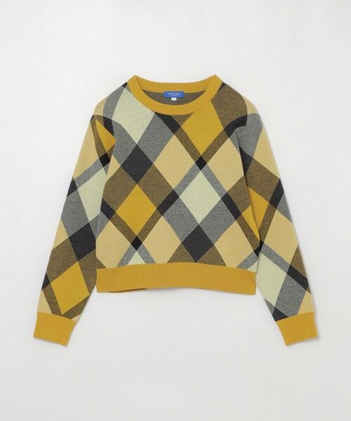 BLUE LABEL / BLACK LABEL CRESTBRIDGE / ブルーレーベル / ブラックレーベル・クレストブリッジ  ニット・セーター | クレストブリッジチェックウーリージャカードプルオーバー | 詳細12