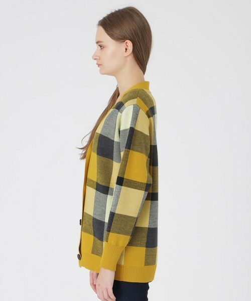 BLUE LABEL / BLACK LABEL CRESTBRIDGE / ブルーレーベル / ブラックレーベル・クレストブリッジ  ニット・セーター | クレストブリッジチェックウーリージャカードカーディガン | 詳細10