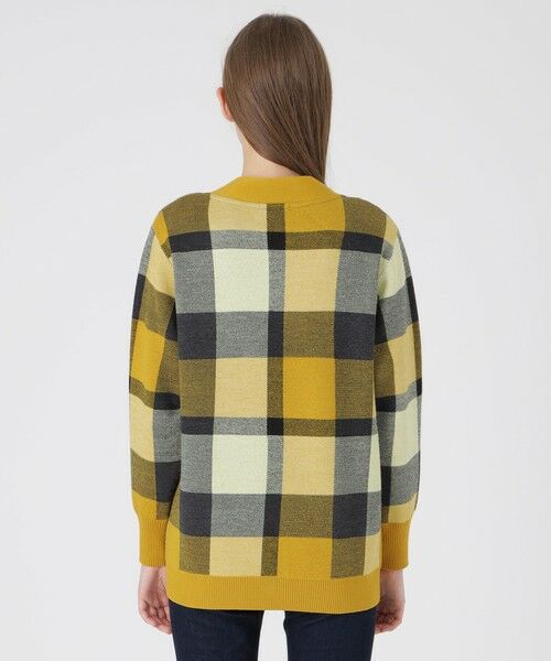 BLUE LABEL / BLACK LABEL CRESTBRIDGE / ブルーレーベル / ブラックレーベル・クレストブリッジ  ニット・セーター | クレストブリッジチェックウーリージャカードカーディガン | 詳細11