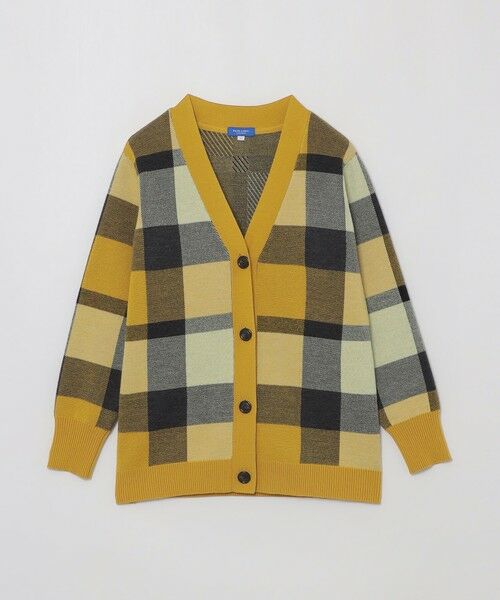 BLUE LABEL / BLACK LABEL CRESTBRIDGE / ブルーレーベル / ブラックレーベル・クレストブリッジ  ニット・セーター | クレストブリッジチェックウーリージャカードカーディガン | 詳細12