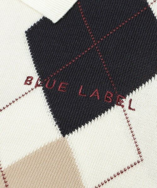 BLUE LABEL / BLACK LABEL CRESTBRIDGE / ブルーレーベル / ブラックレーベル・クレストブリッジ  ニット・セーター | 【WEB限定】コットンブレンドアーガイルニット | 詳細4