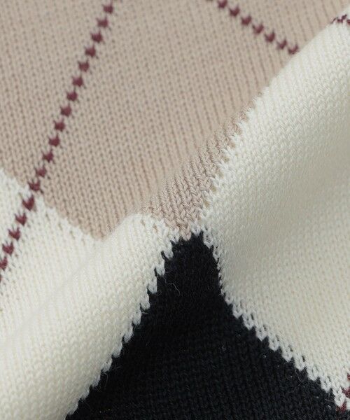 BLUE LABEL / BLACK LABEL CRESTBRIDGE / ブルーレーベル / ブラックレーベル・クレストブリッジ  ニット・セーター | 【WEB限定】コットンブレンドアーガイルニット | 詳細5