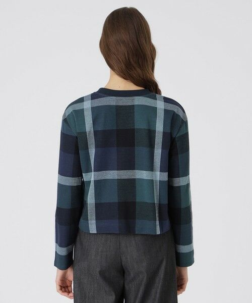 BLUE LABEL / BLACK LABEL CRESTBRIDGE / ブルーレーベル / ブラックレーベル・クレストブリッジ  カットソー | クレストブリッジチェックジャカードジャージープルオーバー | 詳細7